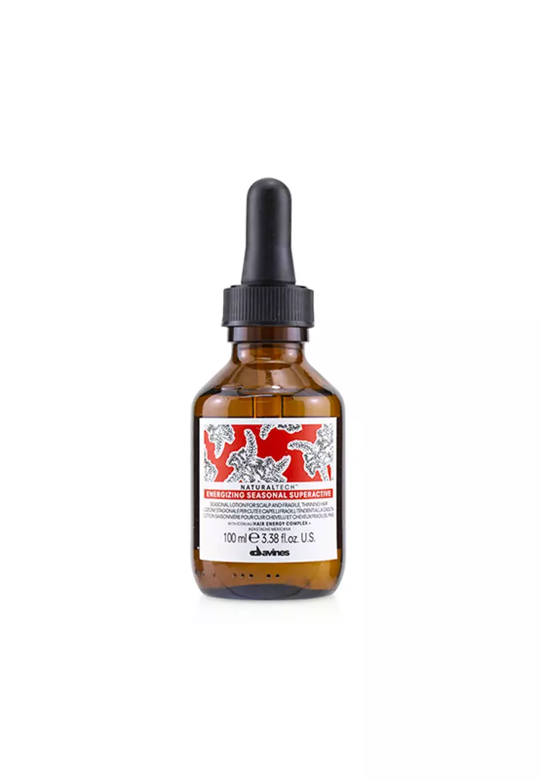 Davines - Natural Tech Energizing Seasonal Superactive Seasonal Lotion (For Scalp And Fragile, Thinning Hair) 100ml/3.38oz