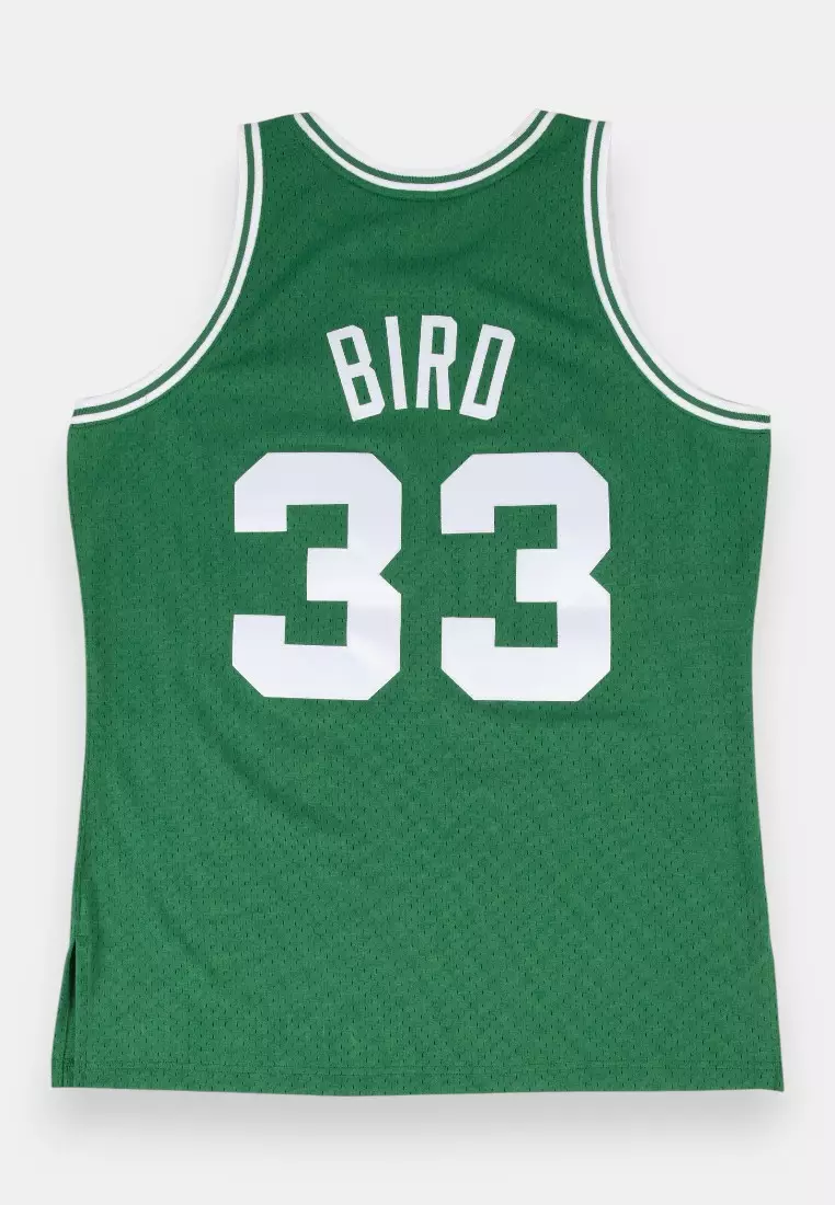 #33 Larry Bird 1985 Boston Celtics Swingman Basketball Jersey