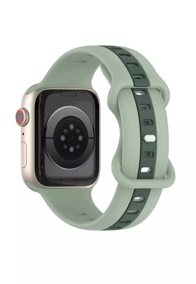 Green apple watch band 38mm sales