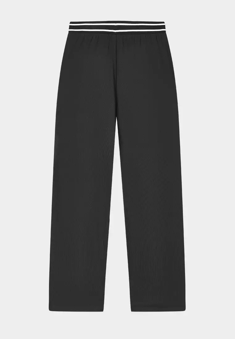 FILA CORE WHITE LINE HERITAGE Women Knit Pants in Black