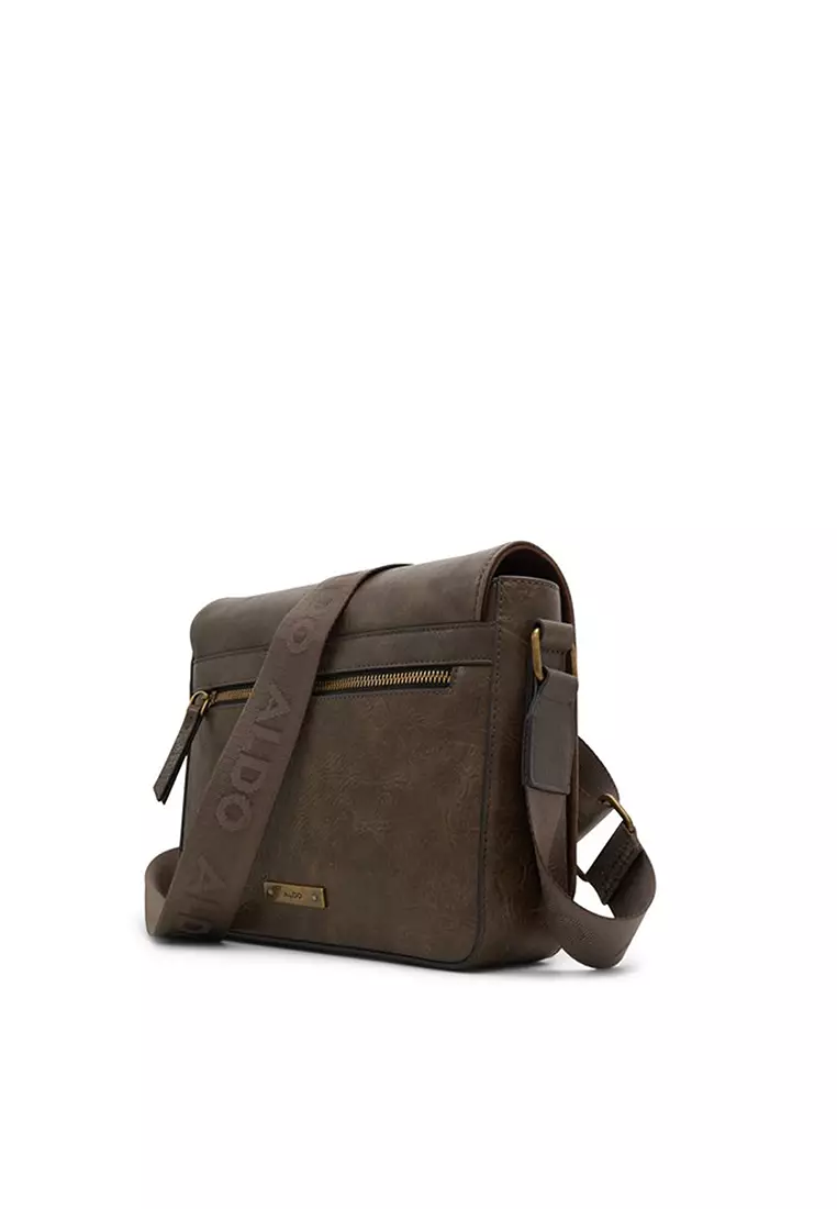 Aldo leather messenger bag sale