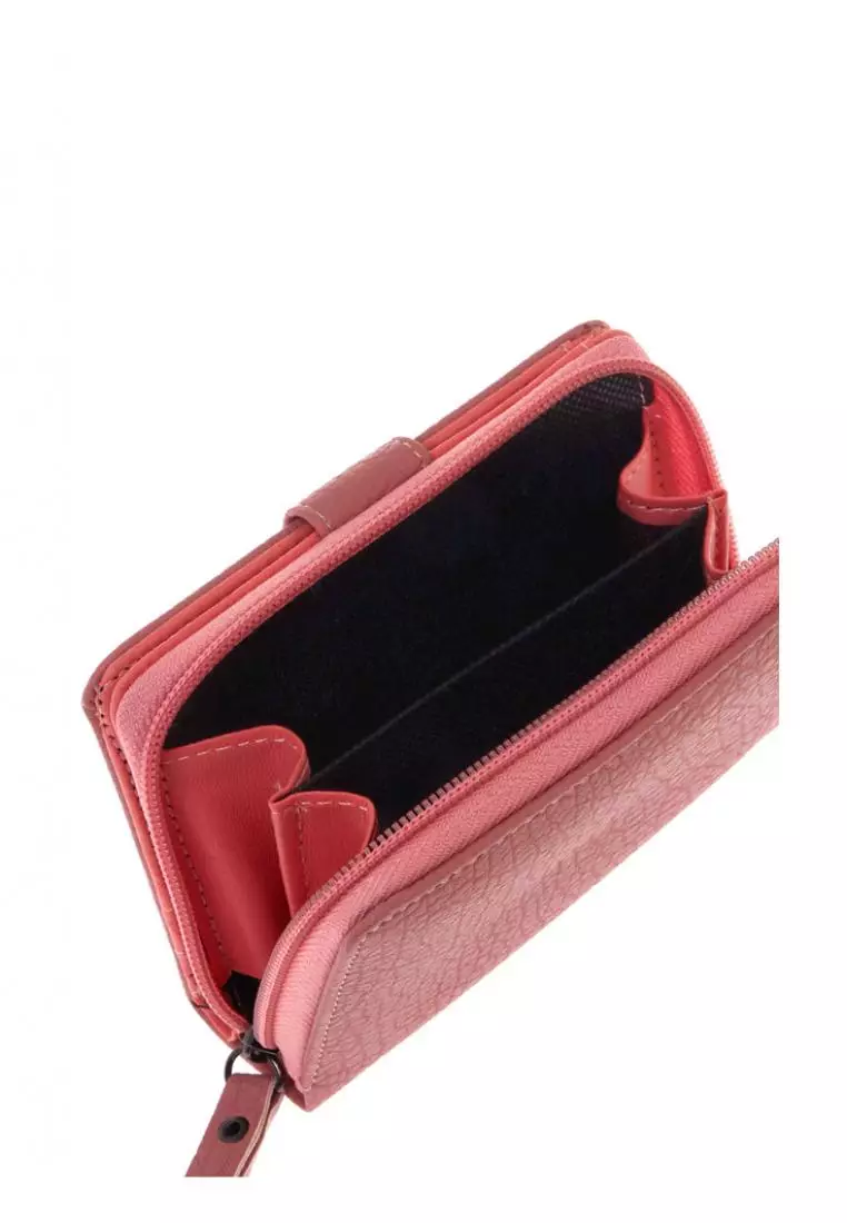 Beril Dompet Wanita Design Simple Card Wallet Premium Quality - Guava