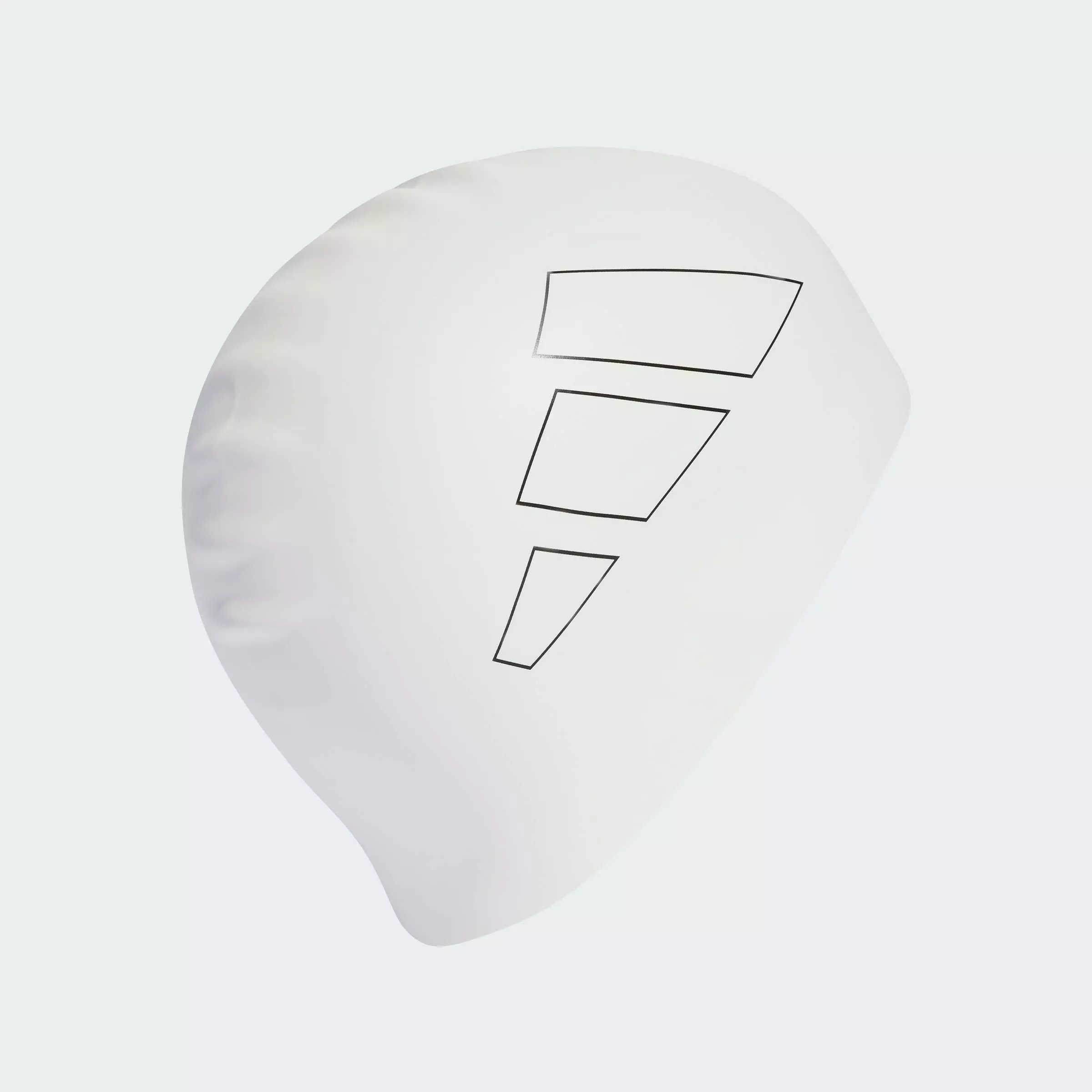 Swimming Logo Swim Cap Unisex White IU1900