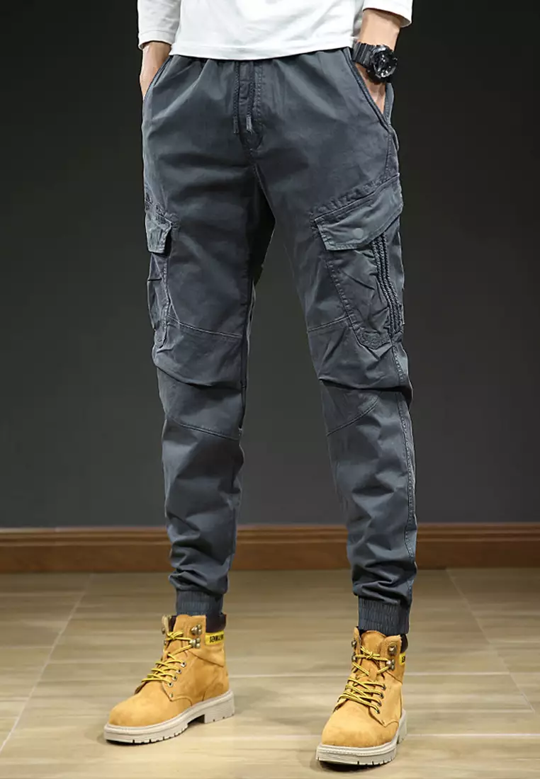 休閒修腿束腳褲 GJL8650