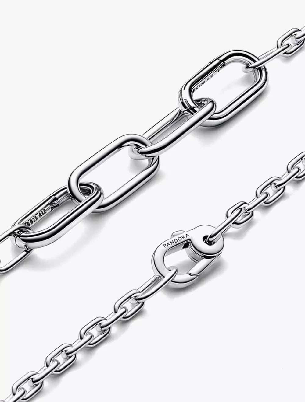 Sterling silver link bracelet