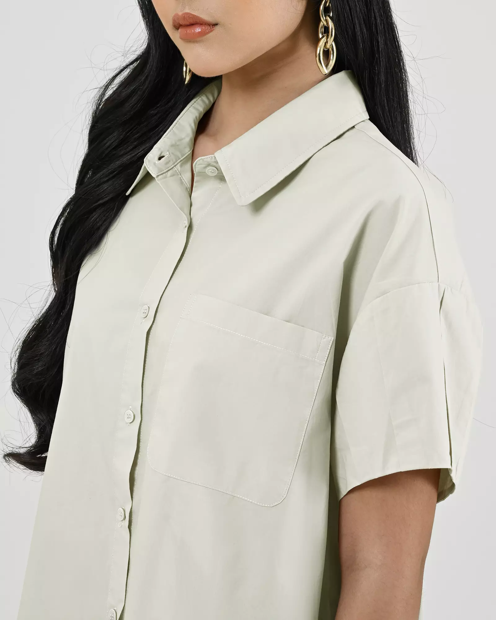 Geulis.id FUJITA SHIRT - Beige