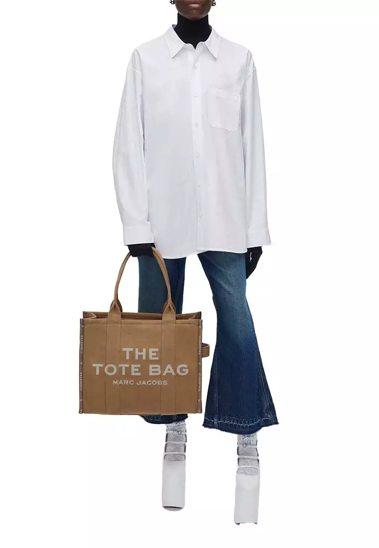 The Jacquard Large Tote Bag Camel M0017048