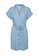 Vero Moda blue Tara Short Sleeves Short Shirt Dress 5265DAA26C6024GS_5