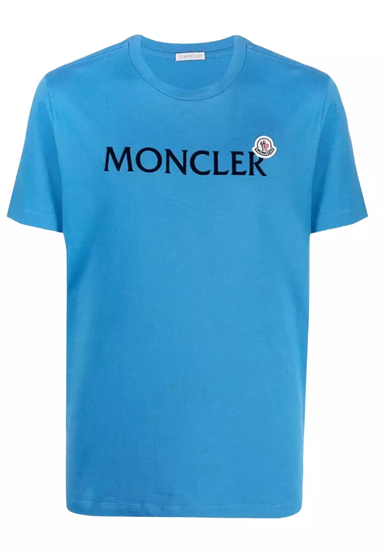 Blue moncler shirt sale