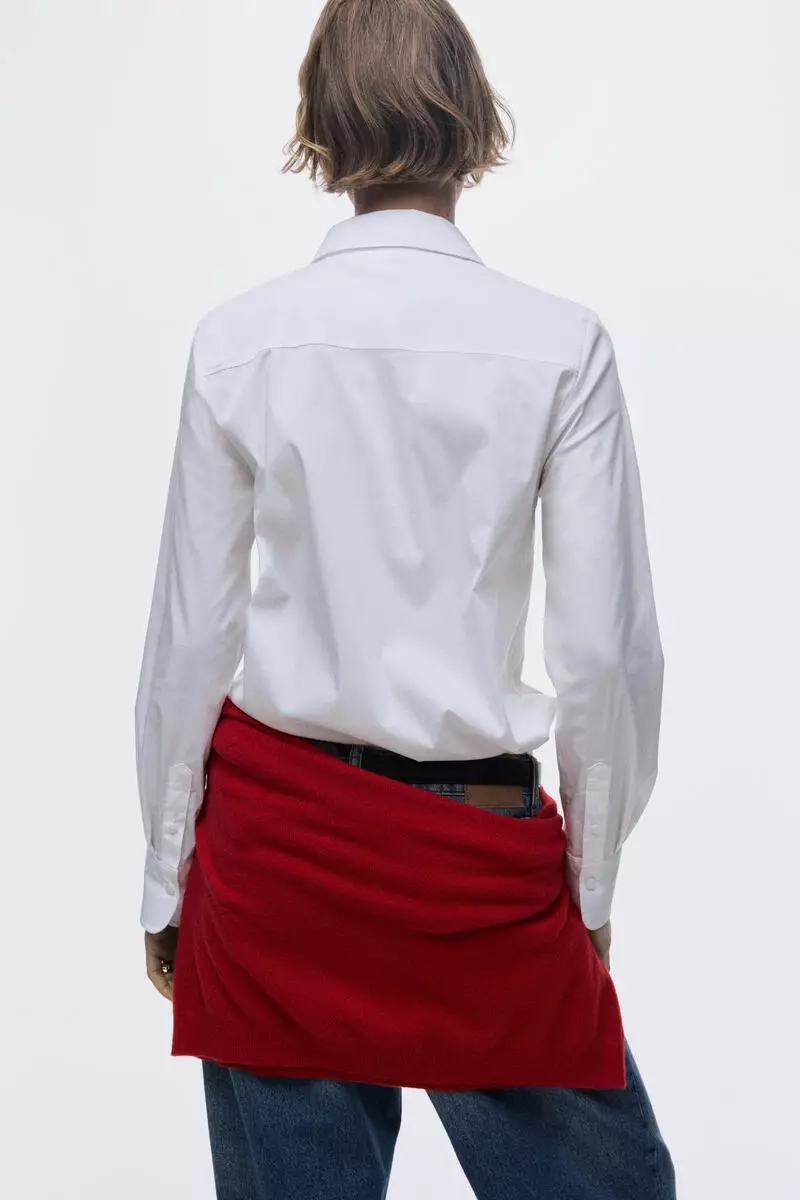 Cotton-blend shirt