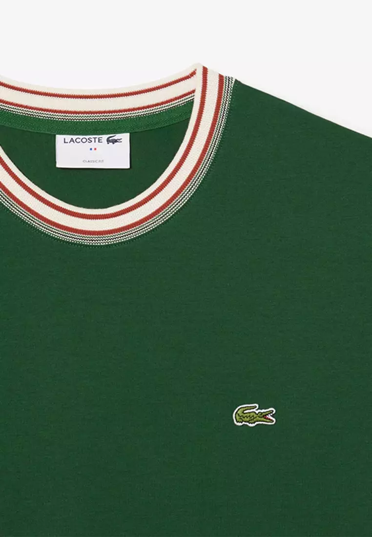 French Made Stripe Neck T-shirt