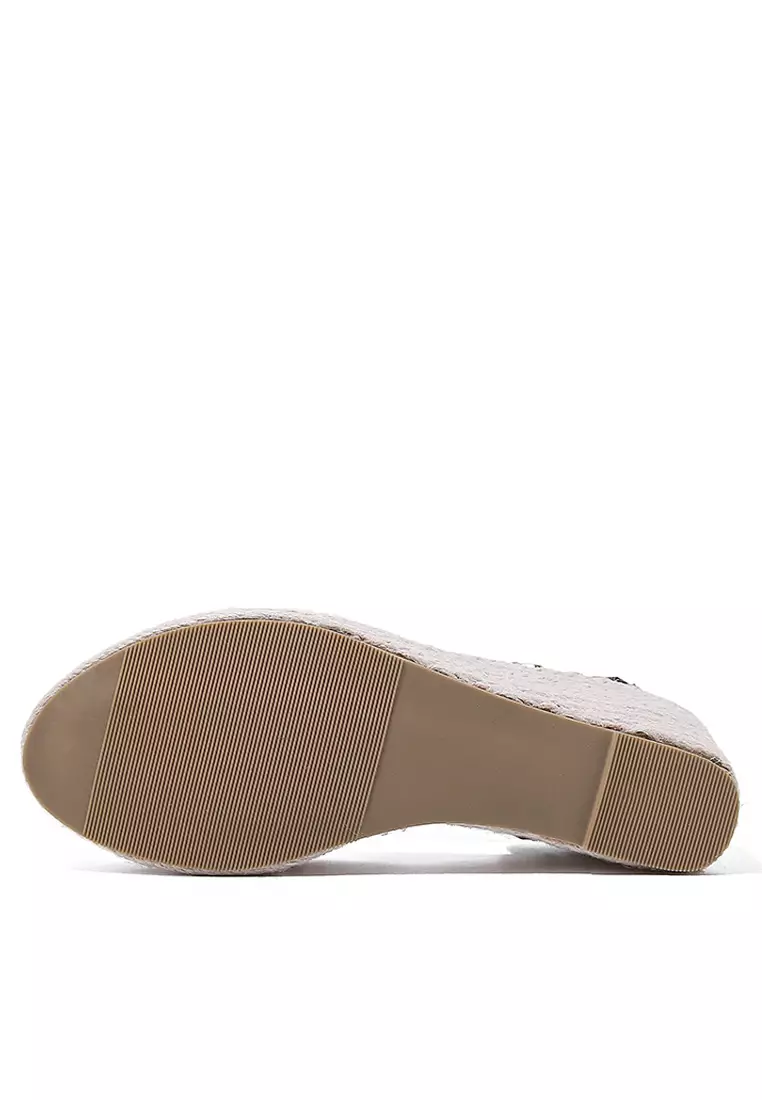 7.5CM Strap Cotton Printed Wedge Espadrilles WTY158-8