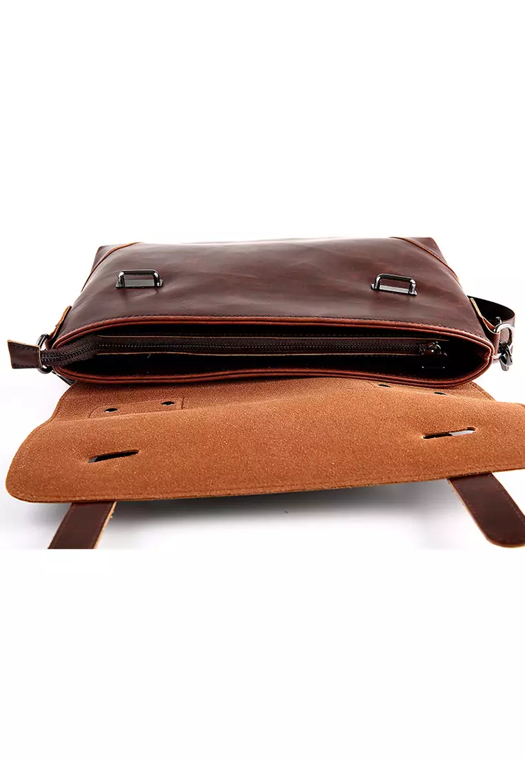 Lara Top Handle Briefcase With A Shoulder Strap Brown 2023 Buy Lara