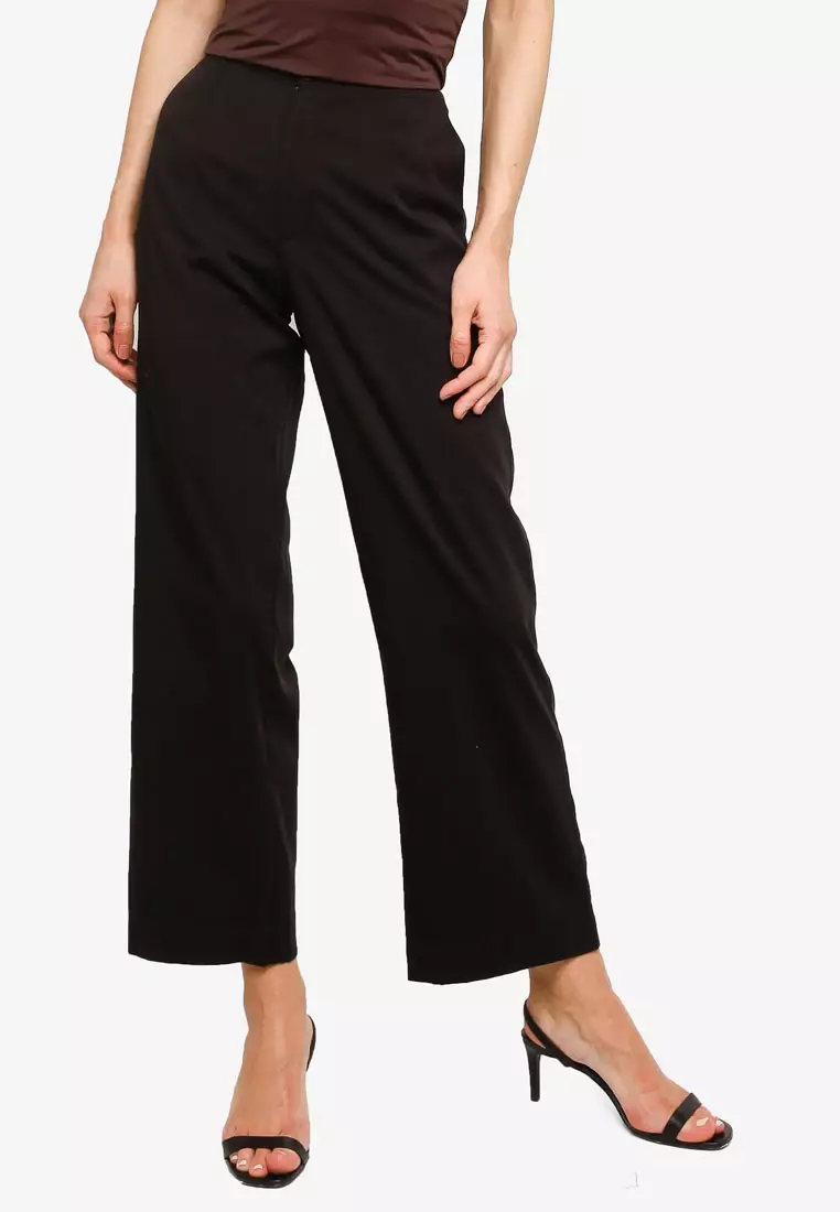 Sunnydaysweety Casual Loose Wide-Leg Drape Suit Trousers Pants A22022525BK  2024, Buy Sunnydaysweety Online