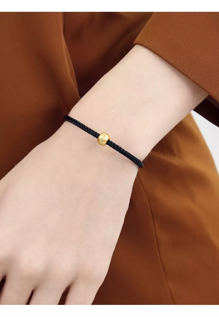 999 24K Solid Gold Number One Charm 93666C (Bracelet not included)