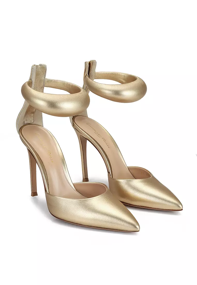 Gianvito rossi deals gold pumps