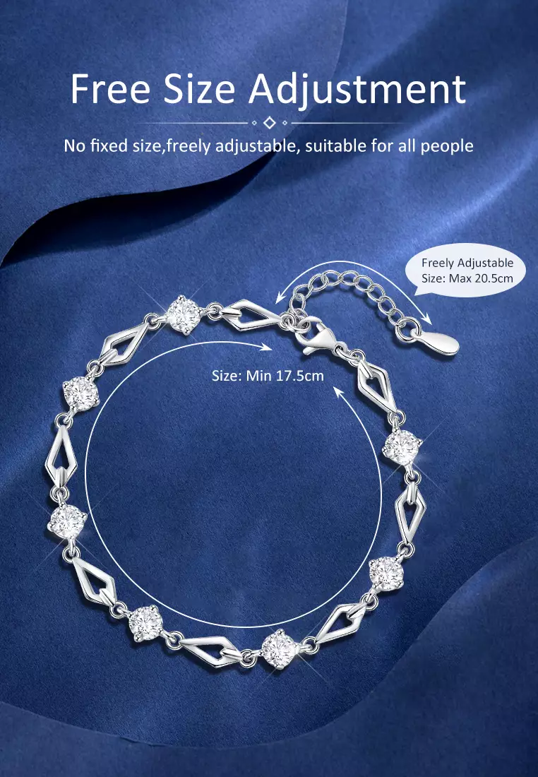 Gelang Wanita Perhiasan Berlian Mewah Fashion Korea Original Bracelet