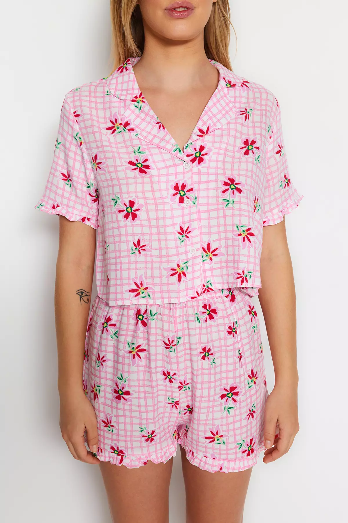 Print Viscose Pyjama Set