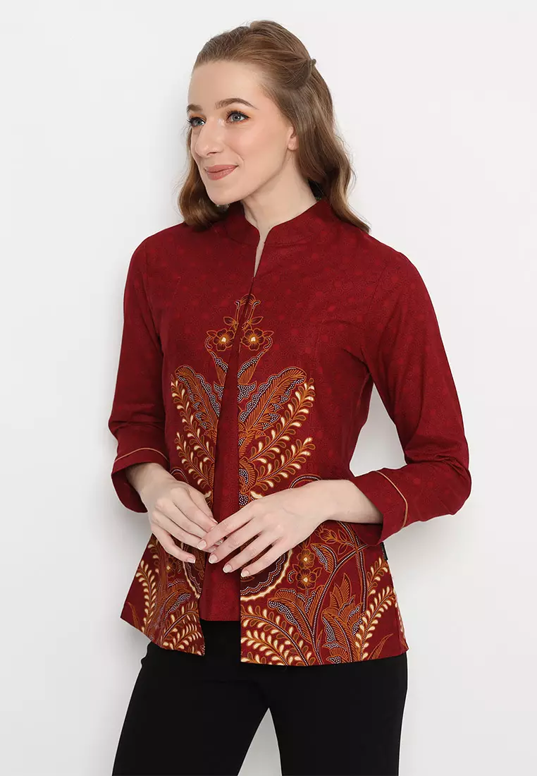 Hadinata Batik Wanita Blouse Laila Lateef