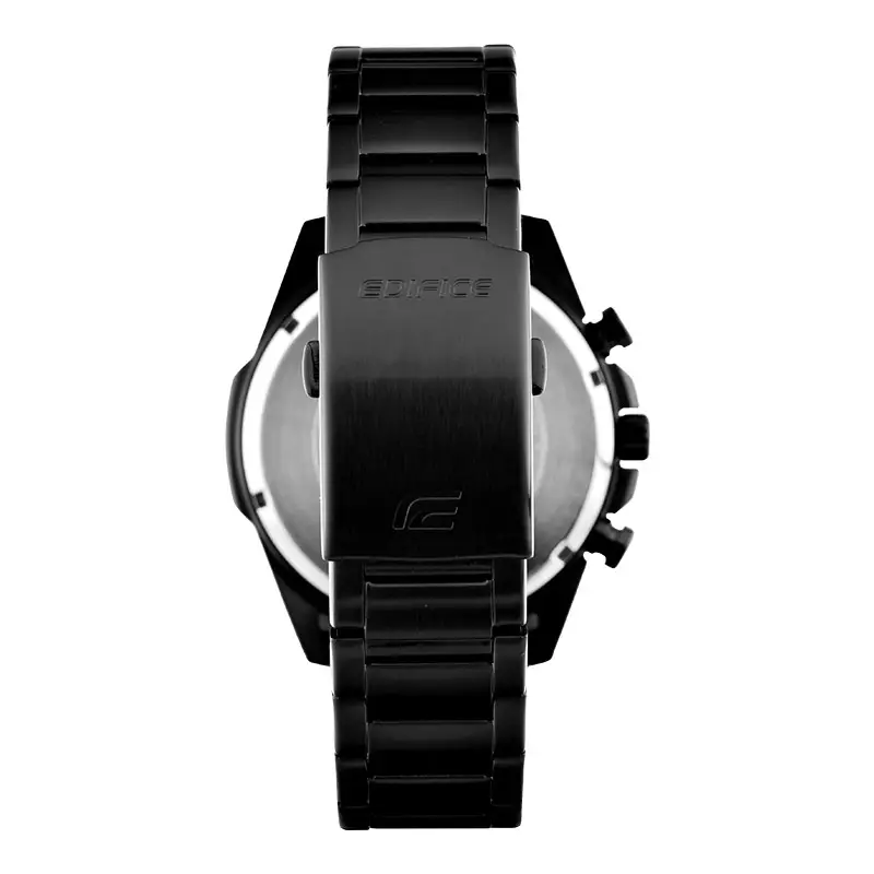 Jam Tangan Pria Casio Edifice EFR-571DC-1AVUDF Chronograph Black Dial Stainless Steel Band