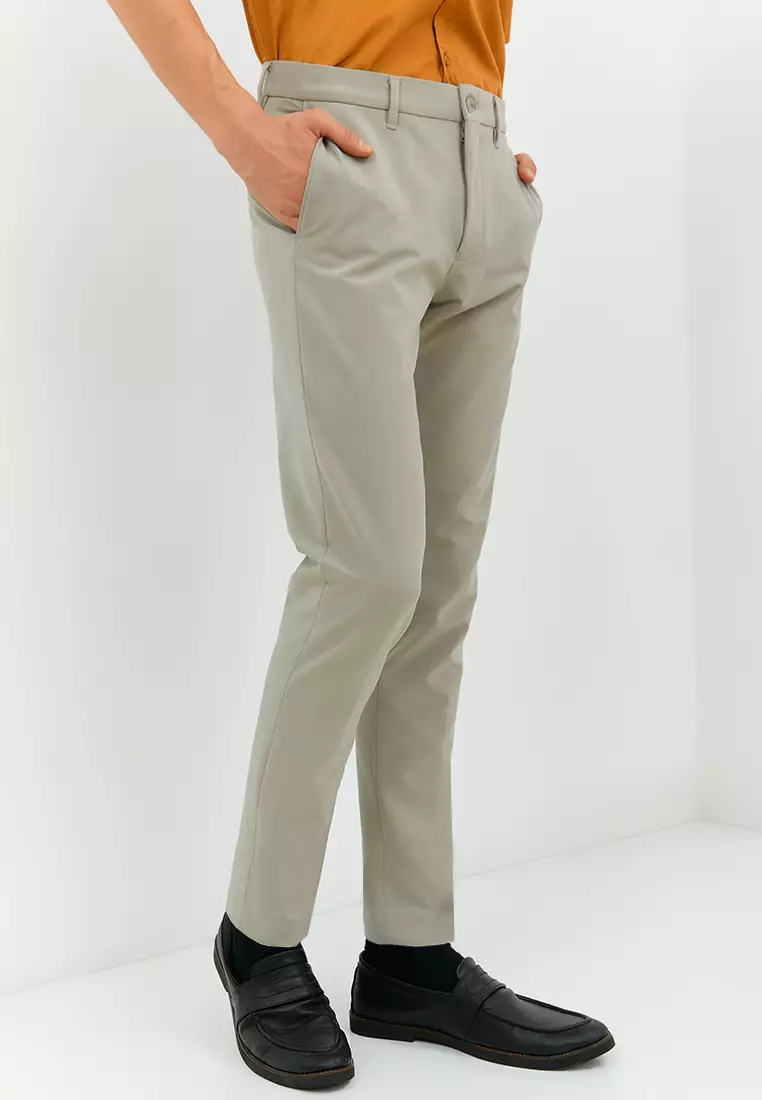Jobb San Moritz Celana Panjang Modern Slim Fit Light Khaki
