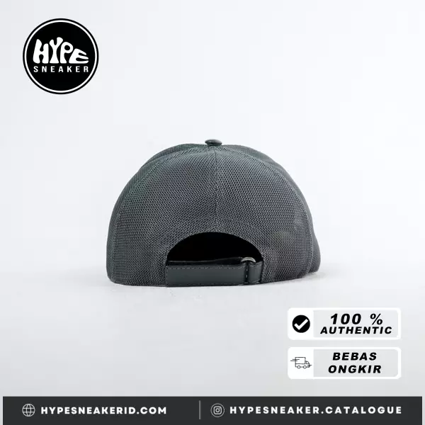 Topi GUCCI GG INTERLOCKING SHW MONOGRAM MESH GREY CAP 100% ORIGINAL