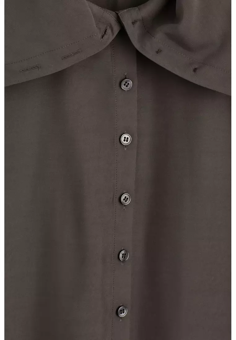 Buy COS FLUID FUNNEL-NECK BLOUSE 2026 Online | ZALORA