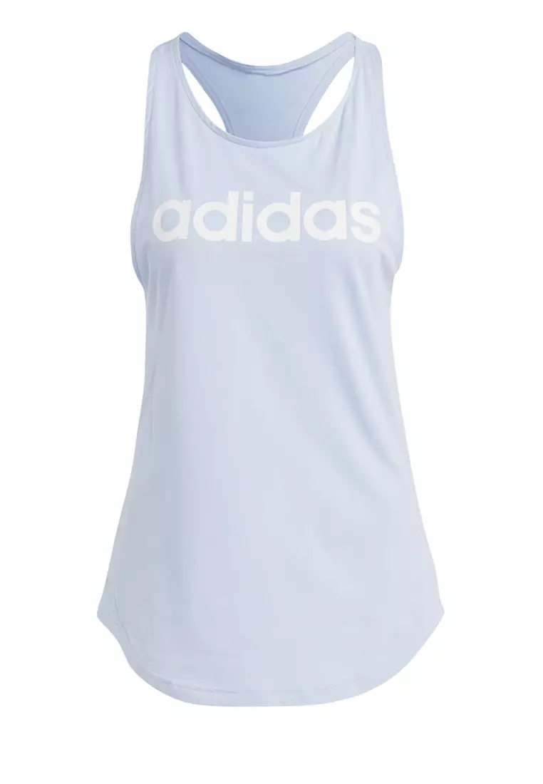 adidas Essentials Loose Logo Tank Top - White