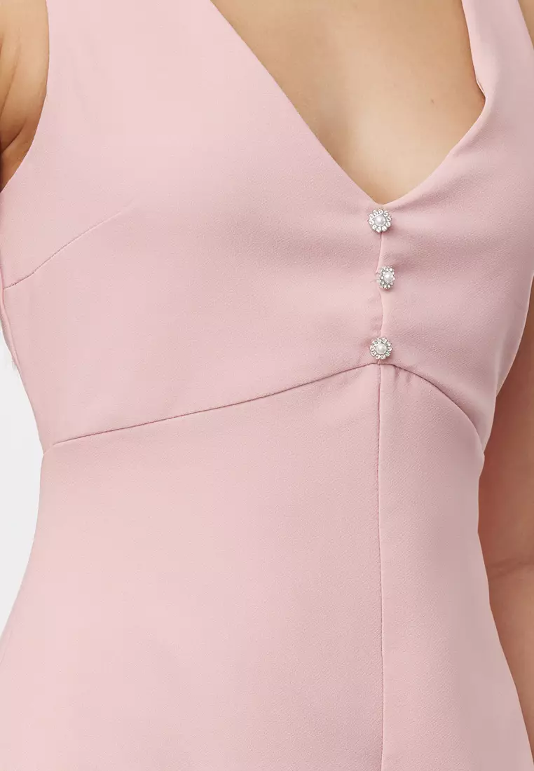 Button and Bow Dress