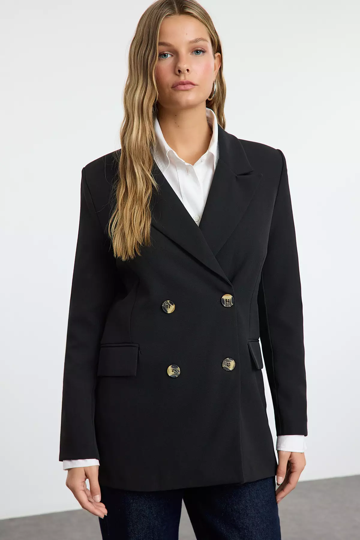Oversize Double Breasted Blazer