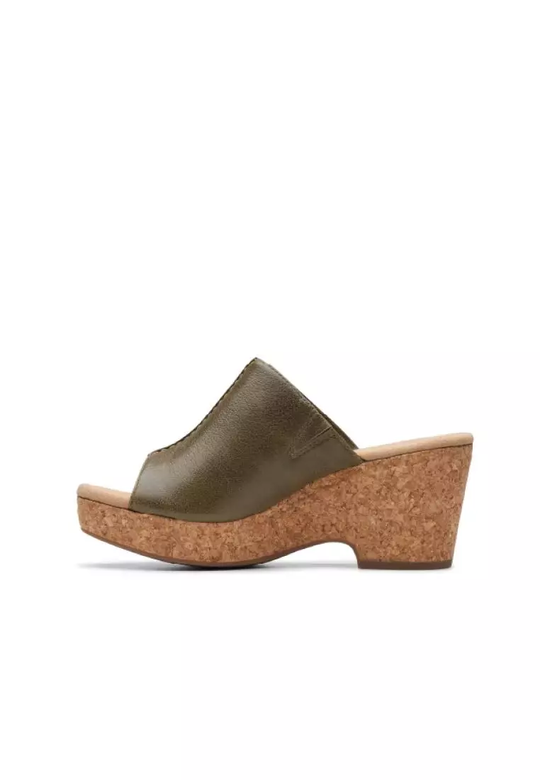 Giselle Orchid Olive Leather Women's Casual Shoes