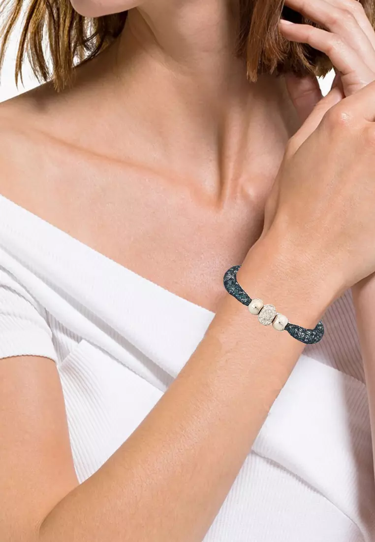 Crystal Ball Bracelet Gelang Wanita Kristal Blue