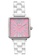 EGLANTINE white and pink and silver EGLANTINE® La Parisienne Steel Quartz Watch, Pink Dial on White Ceramic Bracelet 02F1BAC8C0B7ADGS_1