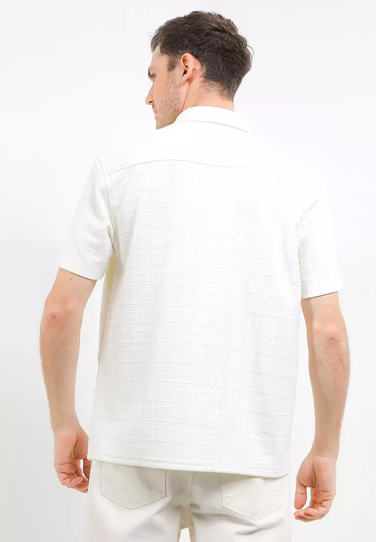 Kemeja Knit Relaxed Fit - Foster Shirts