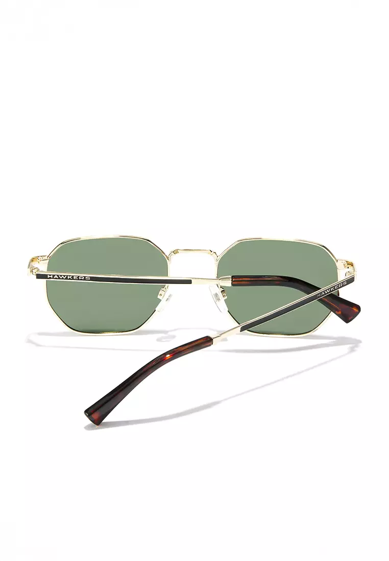 Sixgon - Polarized Gold Aligator Sunglasses for Men and Women, Unisex. Official Product designed in Spain