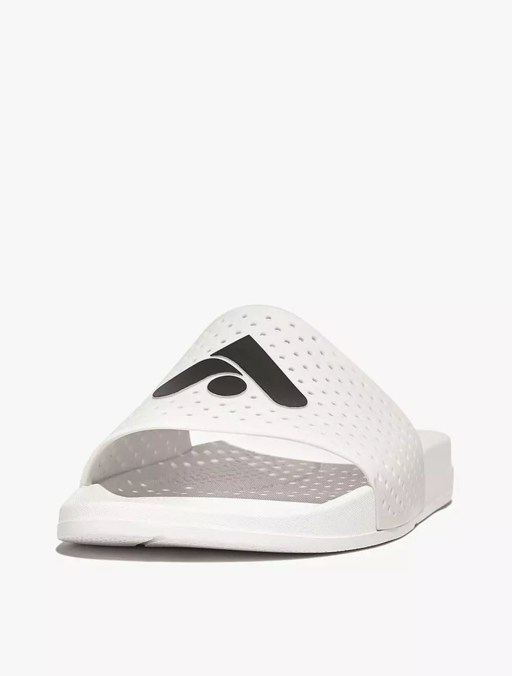 Jual FitFlop Fitflop Iqushion Mens Arrow Pool Slides Urban White