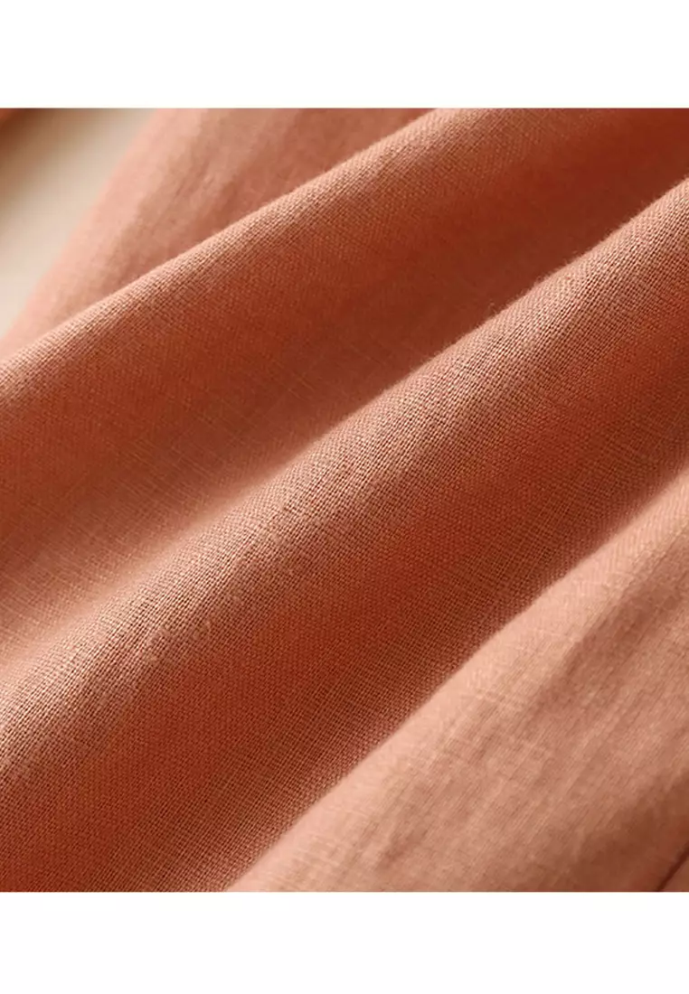 Big Size Cotton-flax Casual Pants RZ9020