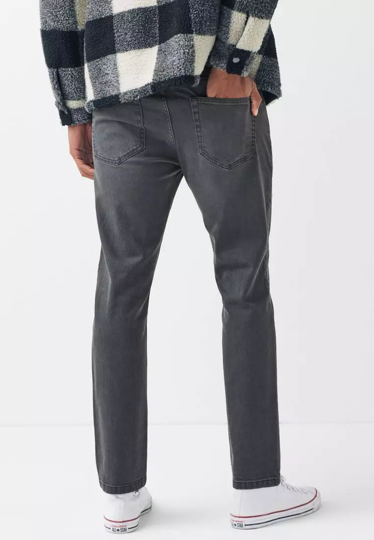 必備款彈力修身牛仔褲