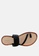 Rag & CO. black Braided Leather Flat Sandal 0A3FDSHC4F55EAGS_6