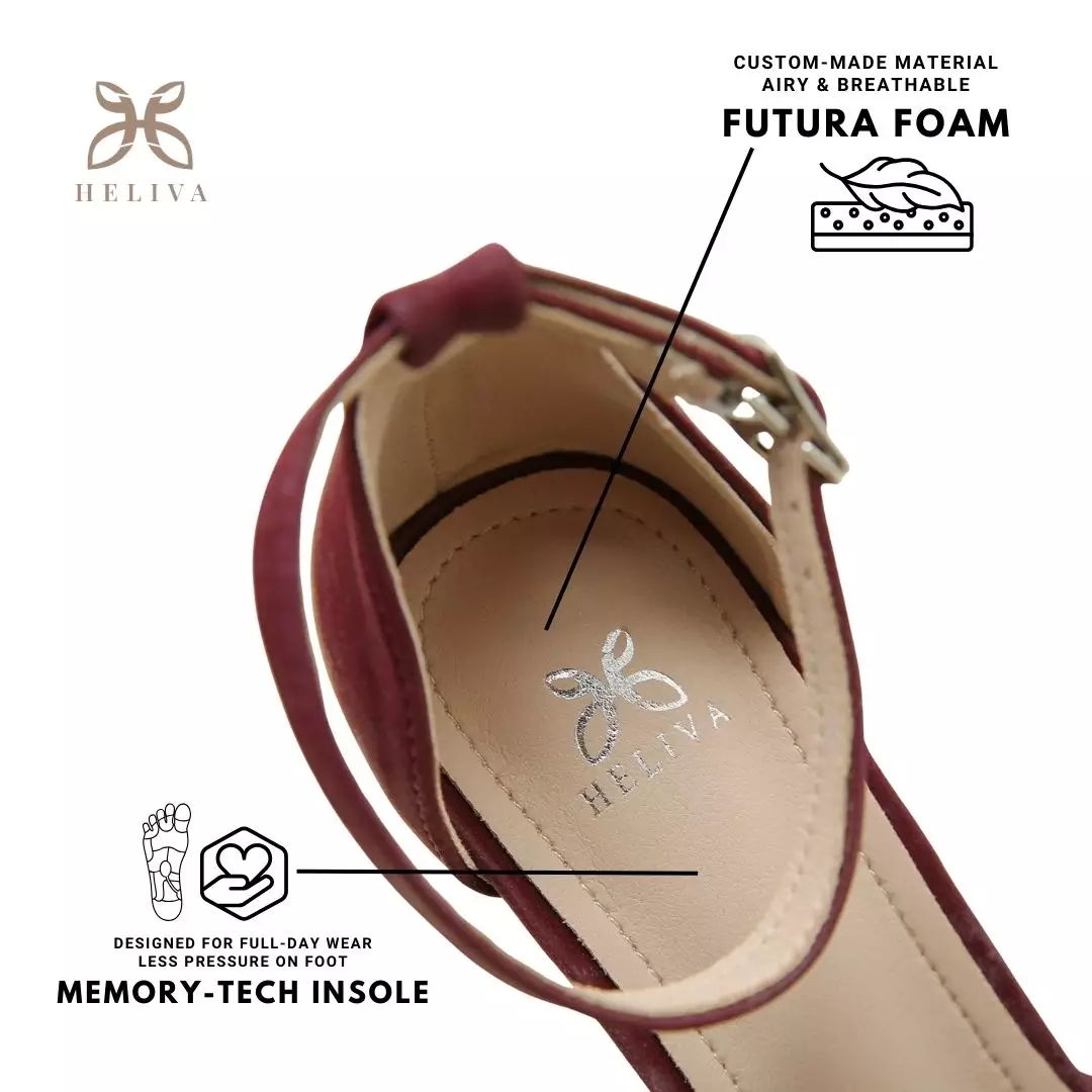 Heliva Angela High Heels Stiletto Shimmer Sling Back Sol 9cm