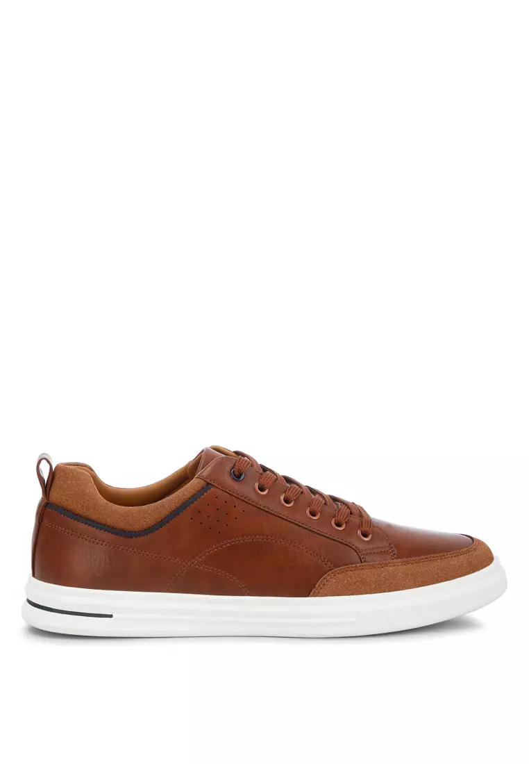 White and cheap tan sneakers