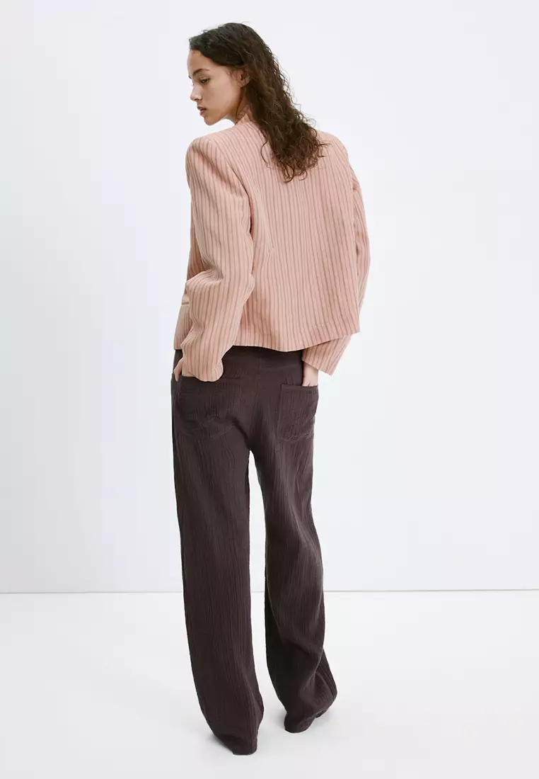 Balloon Cotton Trousers