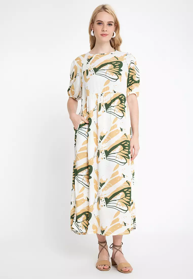 Buy BADOMODA Lyric Short Sleeve Maxi Dress 2025 Online ZALORA