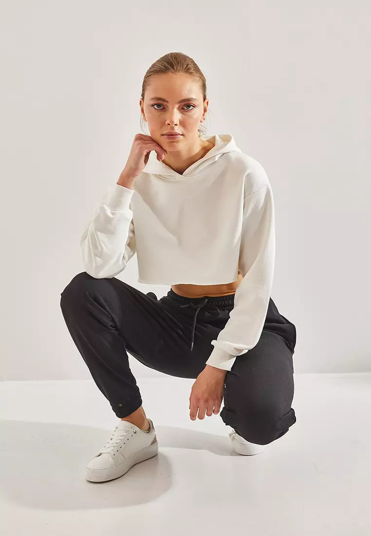 Women's Two Thread Cuff And Elastic Waist Sweatpants