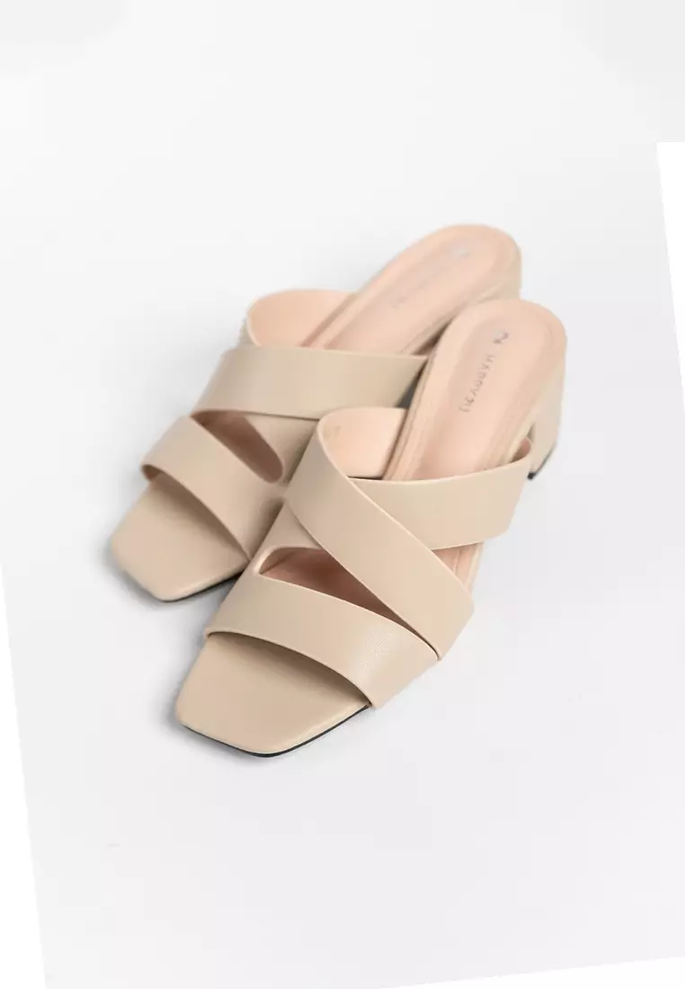 Jessica Mid Heel Mules