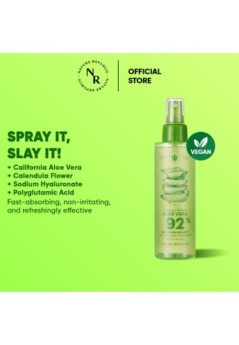 Jual Nature Republic Soothing Moisture Aloe Vera 92 Soothing Gel Mist Original Zalora Indonesia
