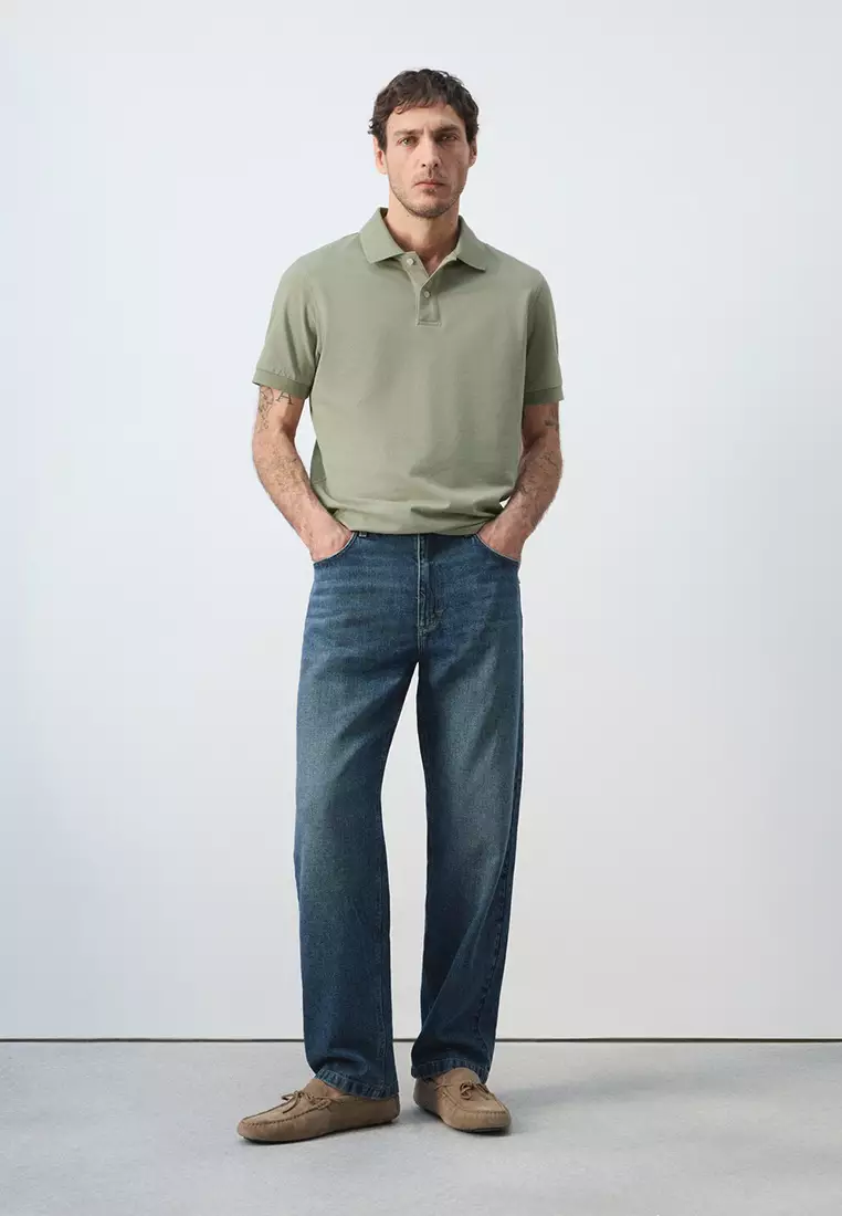 Regular-Fit Cotton Piqué Polo Shirt