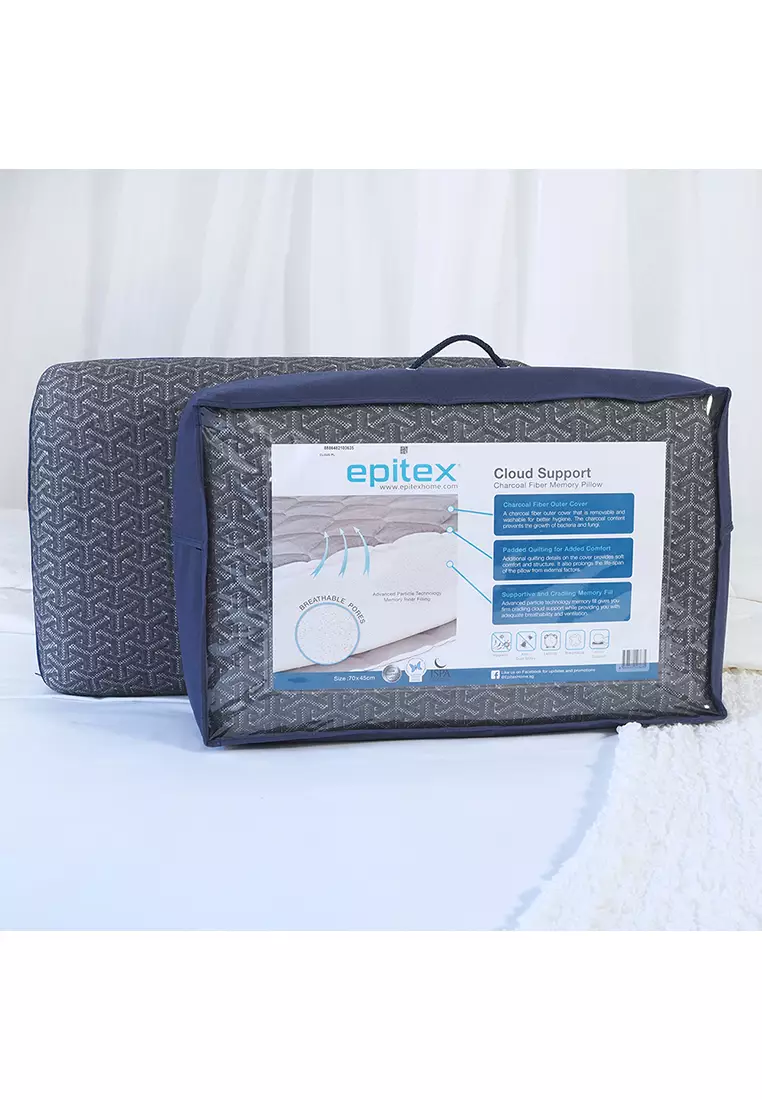 Beautyrest silver aquacool memory foam pillow with removable cover online
