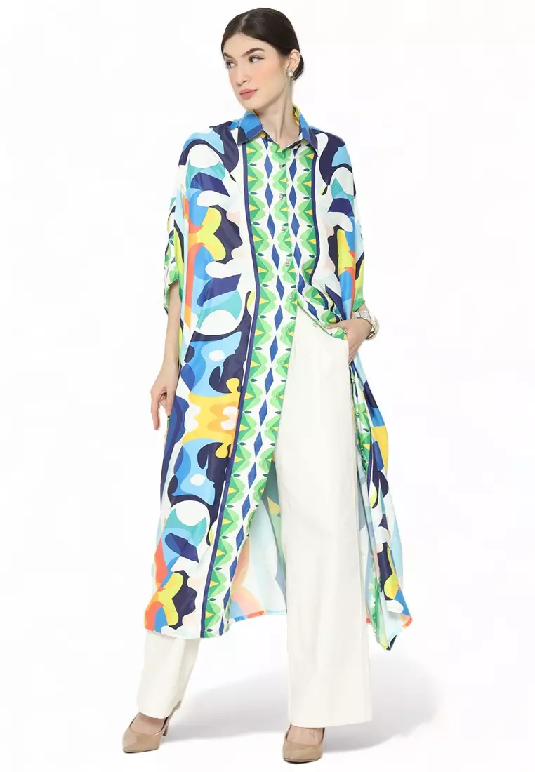 Kanzi Collared Kaftan
