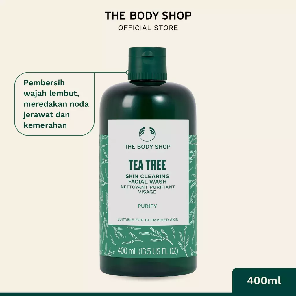 Tea Tree Skin Clearing Face Wash 400ml